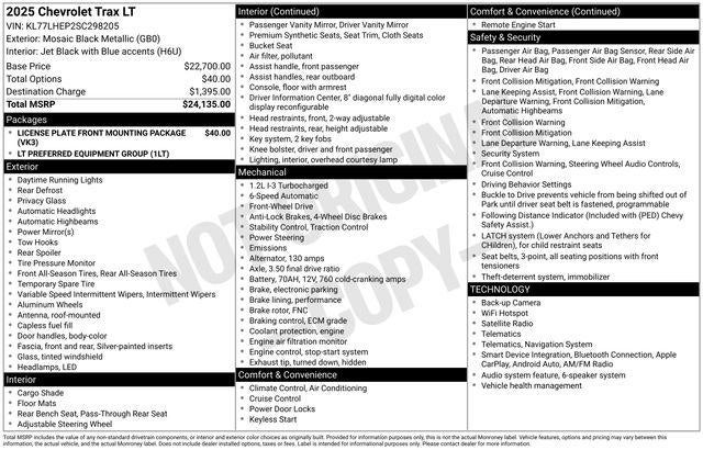 2025 Chevrolet Trax LT