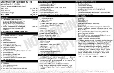 2023 Chevrolet TrailBlazer RS