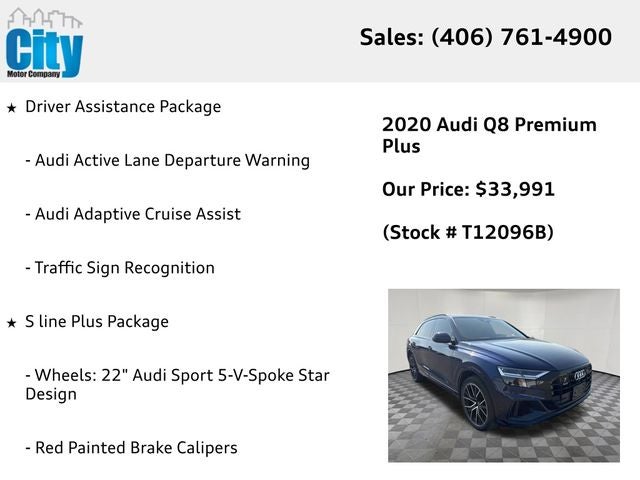 2020 Audi Q8 55 Premium Plus quattro