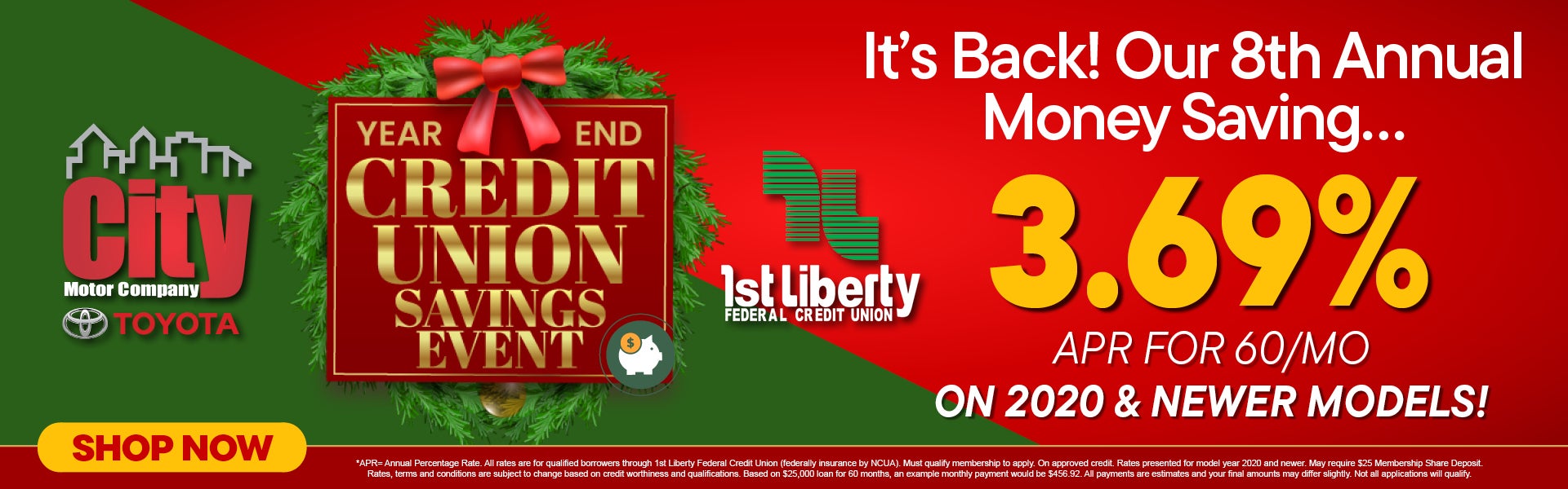 Year end Credit Union Savings Event